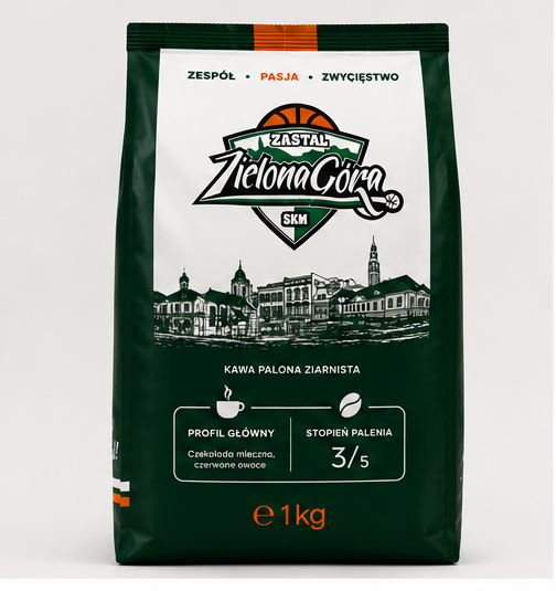 Kawa SKM Zastal – kawa palona ziarnista 1 kg