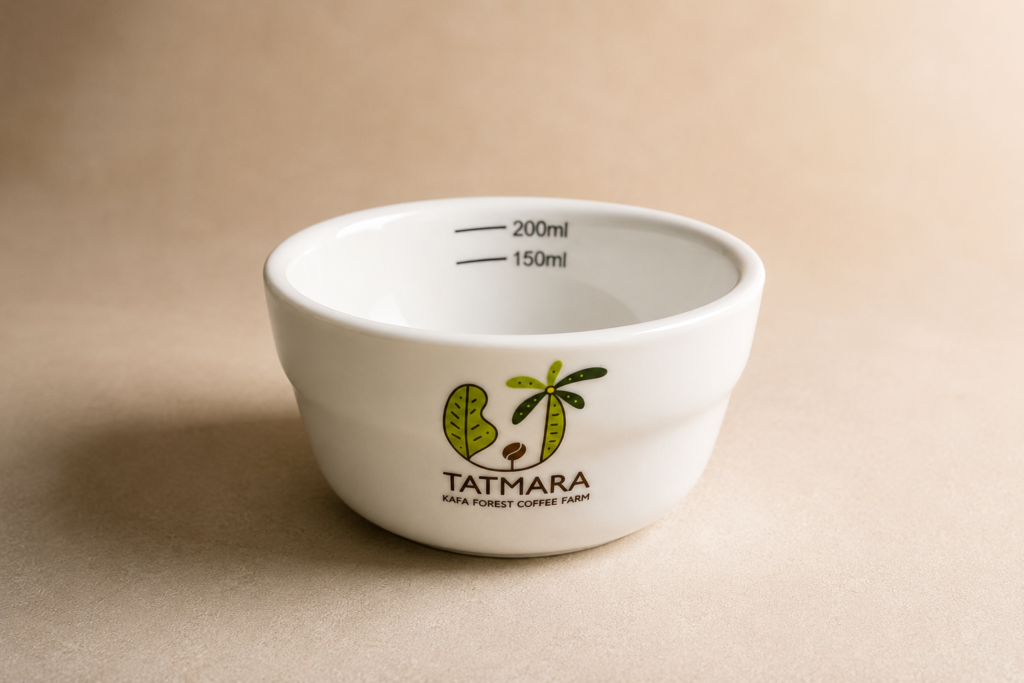 Miska do cuppingu TATMARA 150–200 ml – Biała | Cupping Bowl